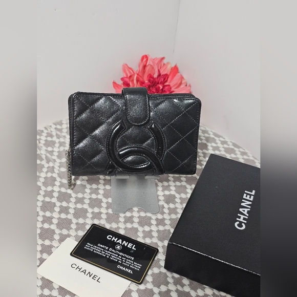 CHANEL Accessories - Authentic Chanel Bifold Cambon line wallet with Box/ Card